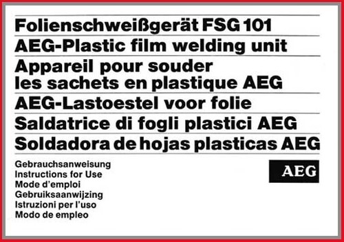 Aeg gebrauchsanweisung für - aeg,