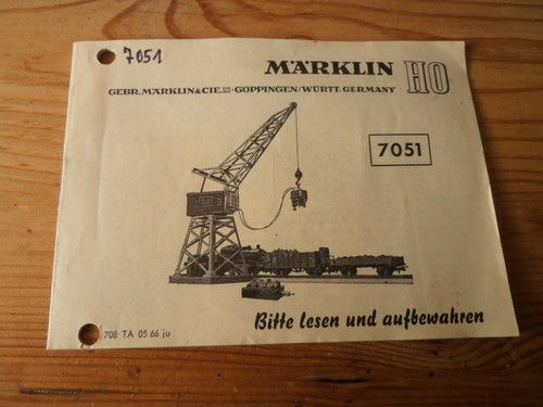 Märklin anleitung - märklin, h0
