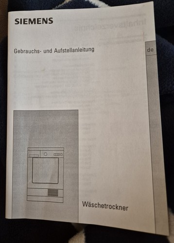 Gebrauchsanweisung wäsche - gebrauchsanweisung,