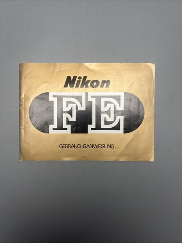 Nikon gebrauchsanweisung - fe,