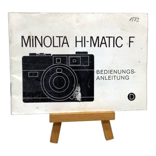 Minolta matic f - hi-matic,
