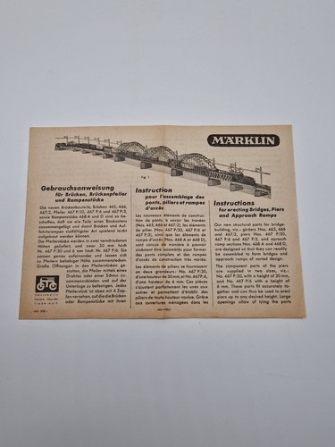 Märklin gebrauchsanweisung - märklin,